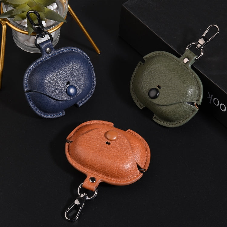 Business Leather Earphone Protective Case with Hook, For Redmi Buds 5 Pro / Buds 4 Pro / Buds 8, For Redmi Buds 4