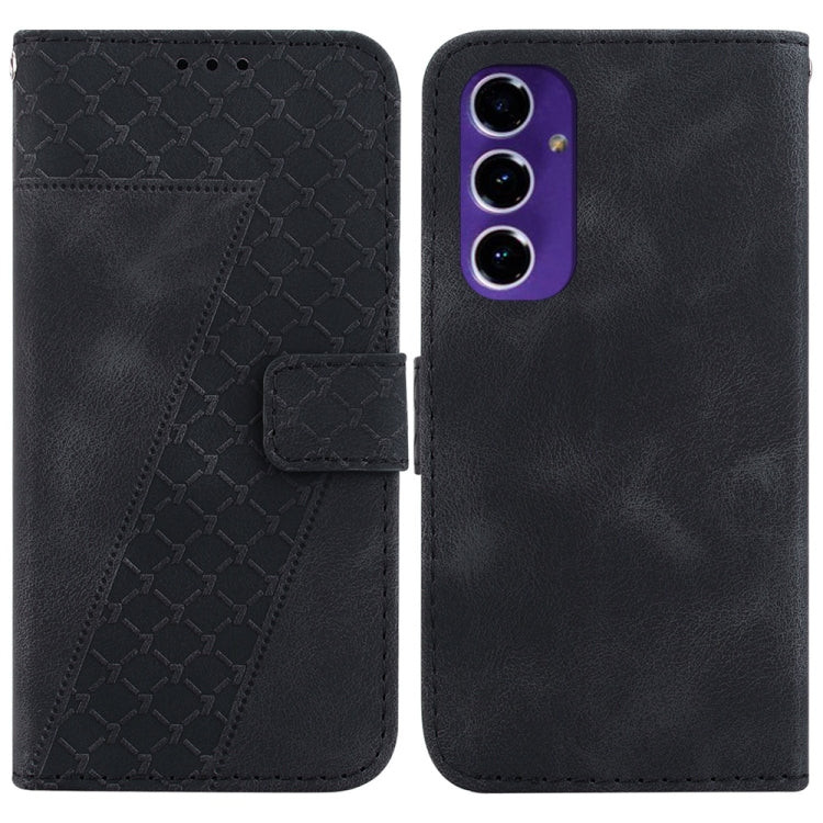 Seven-shaped Embossed Leather Phone Case, For Samsung Galaxy S25 Ultra 5G, For Samsung Galaxy S24 FE 5G