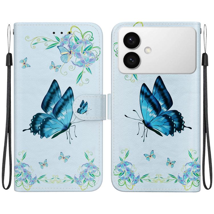 Crystal Texture Colored Drawing Leather Phone Case, For Samsung Galaxy S26+ 5G, For Samsung Galaxy S26 Edge 5G