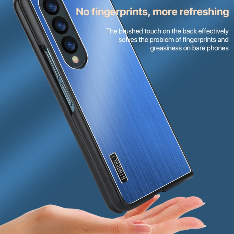 PC Hybrid Aluminum Alloy Brushed Shockproof Phone Case, For Samsung Galaxy Z Flip6 / Flip7 FE, For Samsung Galaxy Z Fold6, For Samsung Galaxy Z Fold5, For Samsung Galaxy Z Flip5, For Samsung Galaxy Z Fold4, For Samsung Galaxy Z Flip4