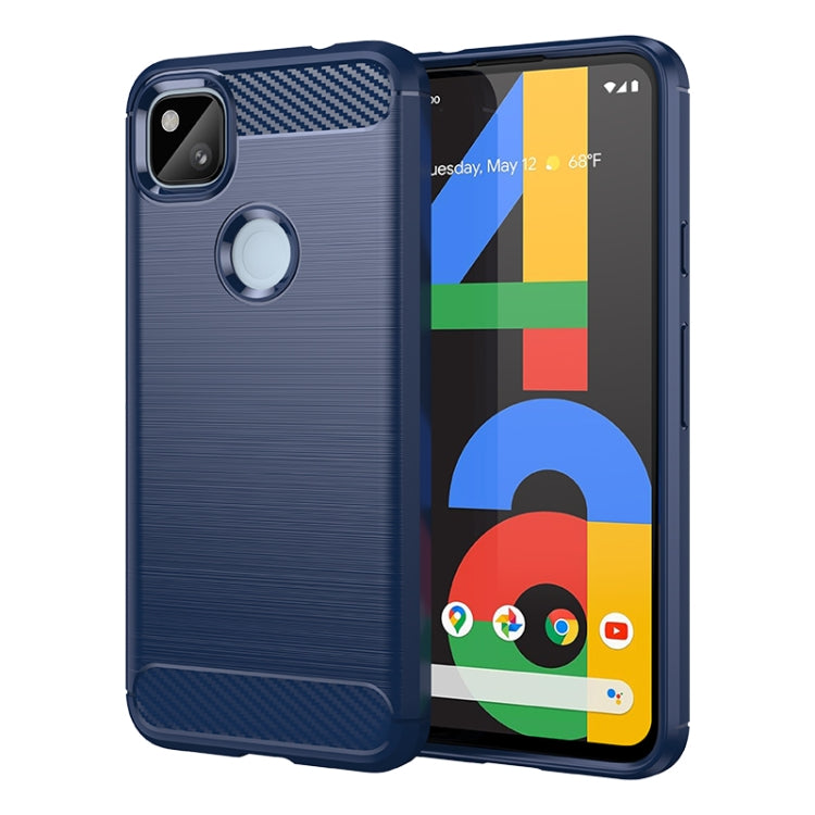 Carbon Fiber Brushed Texture TPU Phone Case, For Google Pixel 10a, For Google Pixel 10 Pro XL, For Google Pixel 10 Pro, For Google Pixel 10, For Google Pixel 9a, For Google Pixel 9 Pro XL, For Google Pixel 4a