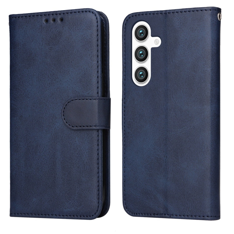 Classic Calf Texture Flip Leather Phone Case, For Galaxy S26 5G, For Galaxy S25 Edge 5G, For Galaxy S25 5G, For Galaxy S25+ 5G