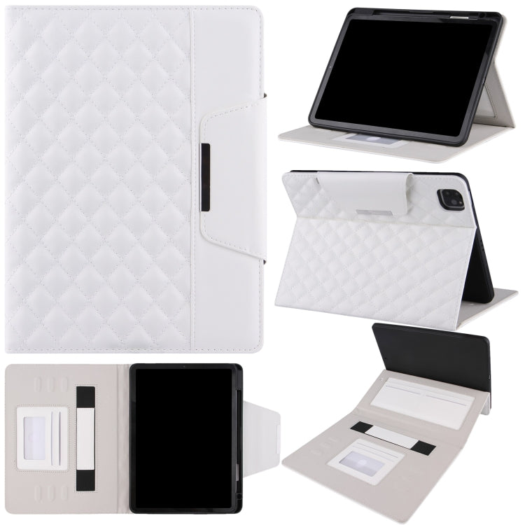 Checkered Hardware Buckle Leather Smart Tablet Case, For iPad Pro 11 2025 / 2024