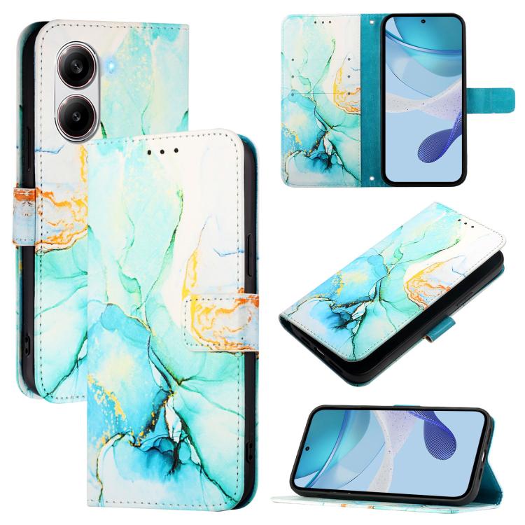 PT003 Marble Pattern Flip Leather Phone Case