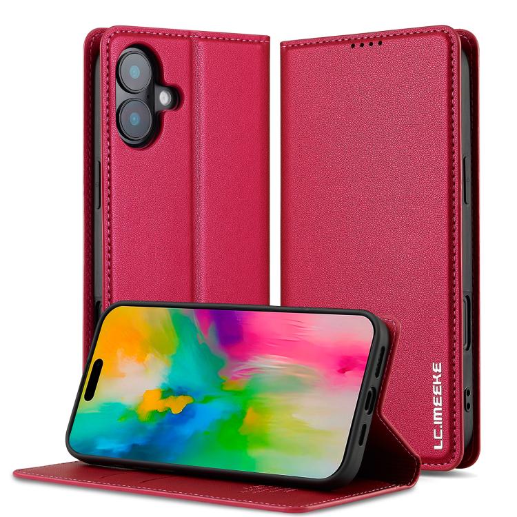LC.IMEEKE L1 Series Frosted Fine Texture PU Phone Case, For iPhone 18 Pro / 17 Pro, For iPhone 18 Pro Max / 17 Pro Max, For iPhone 16e / 17e, For iPhone 17