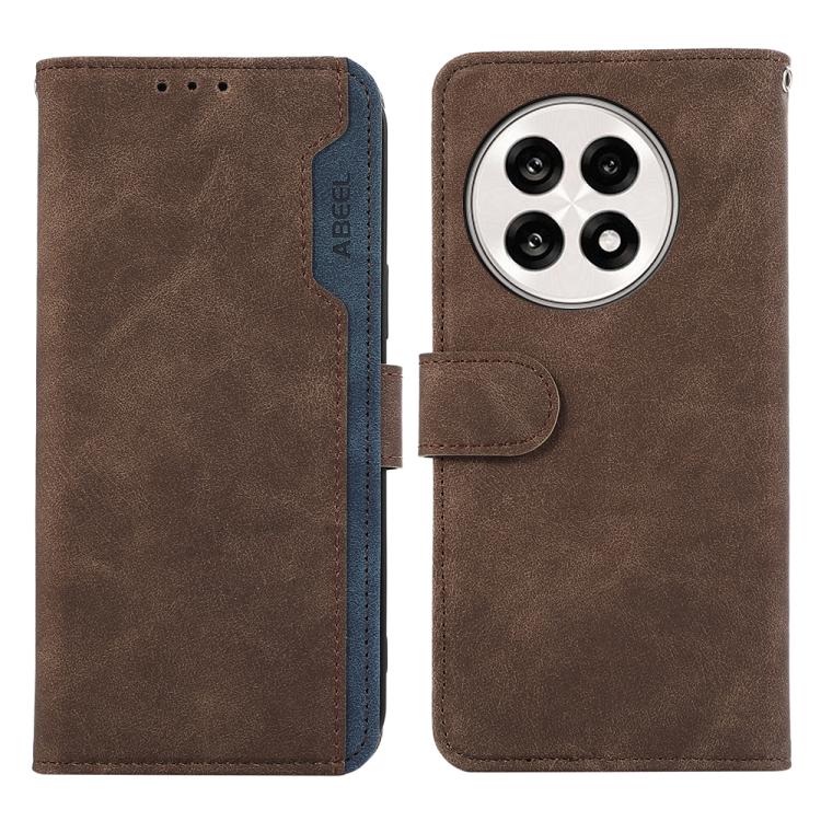 ABEEL Color Block Magnetic RFID Leather Phone Case, For OnePlus 15, For OnePlus Nord 5 / Ace 5 Ultra, For OnePlus Nord CE5 / Ace 5 Racing, For OnePlus 13R Global