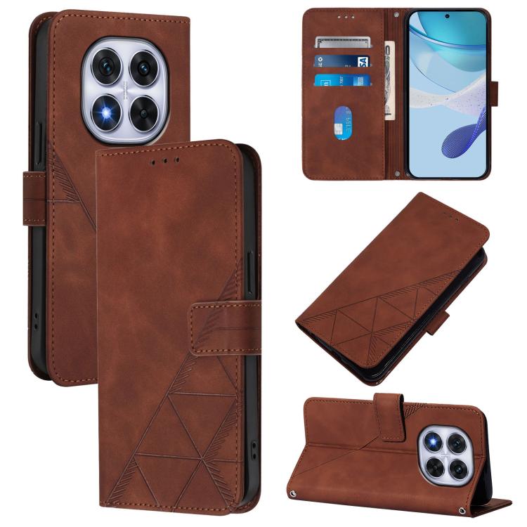 Crossbody 3D Embossed Flip Leather Phone Case, For Redmi Turbo 4, For Redmi Note 14 5G Global, For Redmi K80 / K80 Pro, For Redmi Note 14 Pro 4G