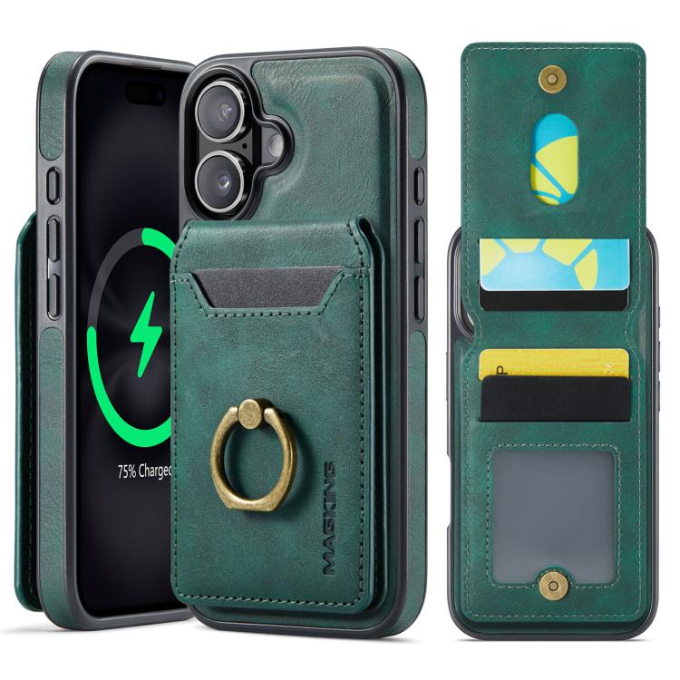 MAGKING K1 MagSafe Detachable Wallet RFID Back Cover Phone Case, For iPhone 18 Pro / 17 Pro, For iPhone 18 Pro Max / 17 Pro Max, For iPhone 17e / 16e, For iPhone 17