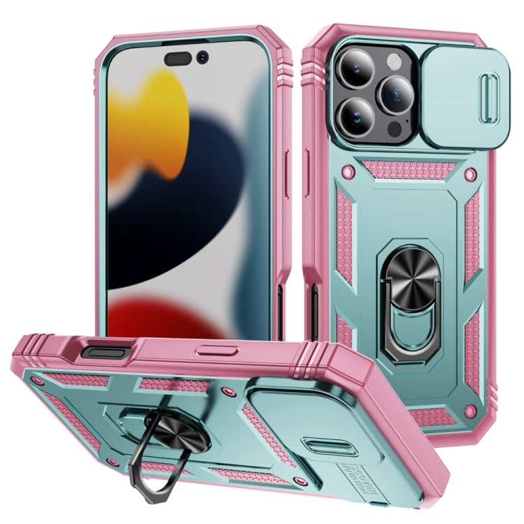 Sliding Camshield TPU + PC Phone Case with Holder, For iPhone 17, For iPhone Air, For iPhone 16 Pro Max