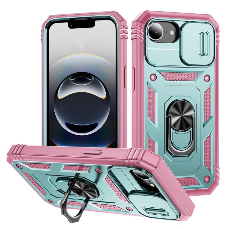 Sliding Camshield TPU + PC Phone Case with Holder, For iPhone 18 Pro / 17 Pro, For iPhone 18 Pro Max / 17 Pro Max, For iPhone 17e / 16e