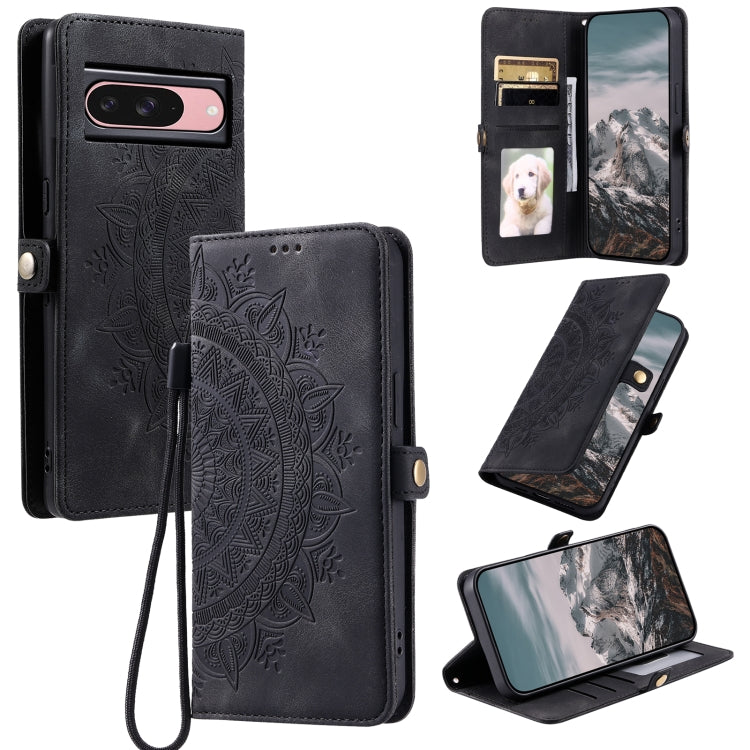 Skin Feel Totem Embossed Leather Phone Case, For Google Pixel 9a, For Google Pixel 9 Pro XL, For Google Pixel 9 / 9 Pro