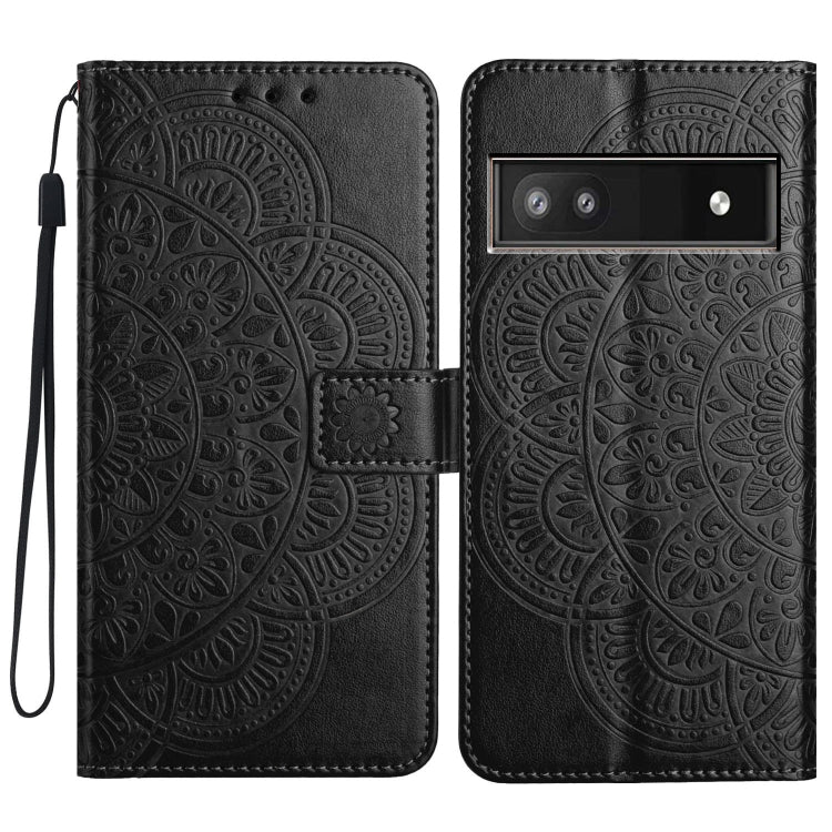 Flower Embossed Leather Phone Case
