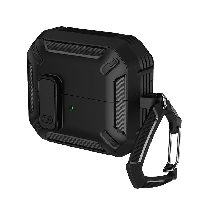 Dual-color Earphone Protective Case with Switch & Hook, For Samsung Galaxy Buds 3 / 3 Pro