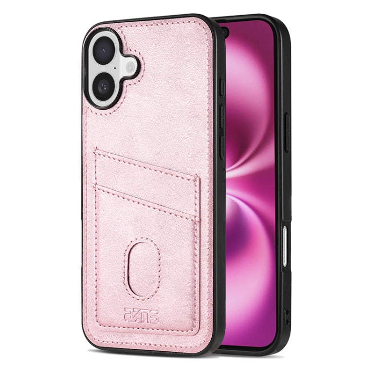 AZNS K1 Series Card Slot Business Phone Case, For iPhone Air, For iPhone 16 Pro Max, For iPhone 16 Pro, For iPhone 16 Plus