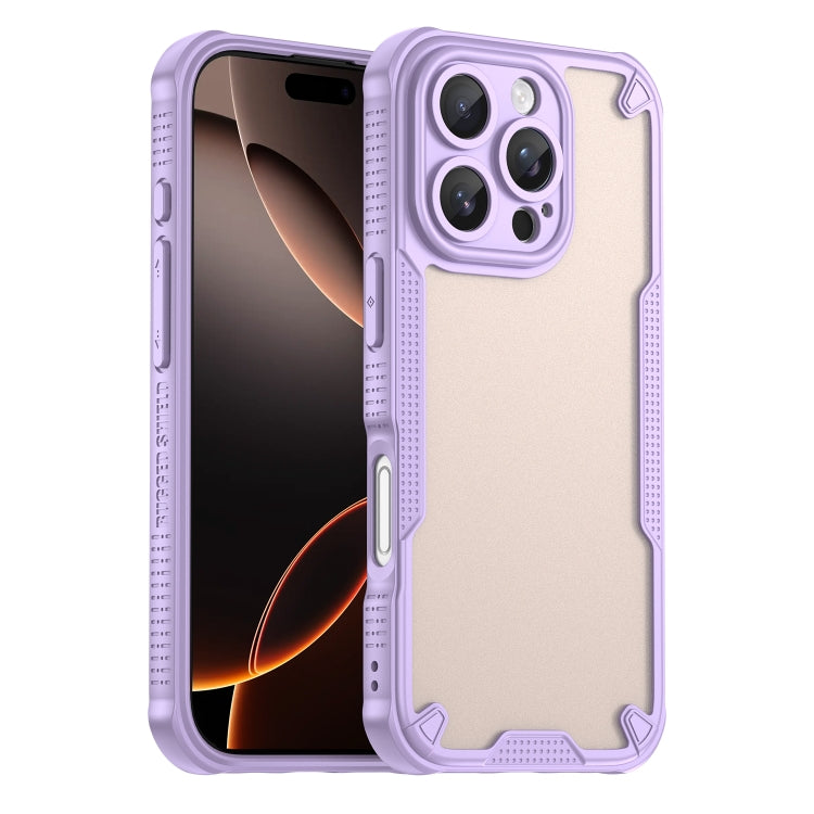 Armor Glaze PC Hybrid TPU Phone Case, For iPhone 17 Pro, For iPhone 17, For iPhone Air, For iPhone 16 Pro Max