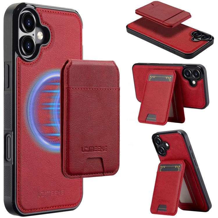 LC.IMEEKE L3 Series Detachable RFID Card Bag Magsafe Phone Case, For iPhone 18 Pro / 17 Pro, For iPhone 18 Pro Max / 17 Pro Max, For iPhone 17e / 16e, For iPhone 17