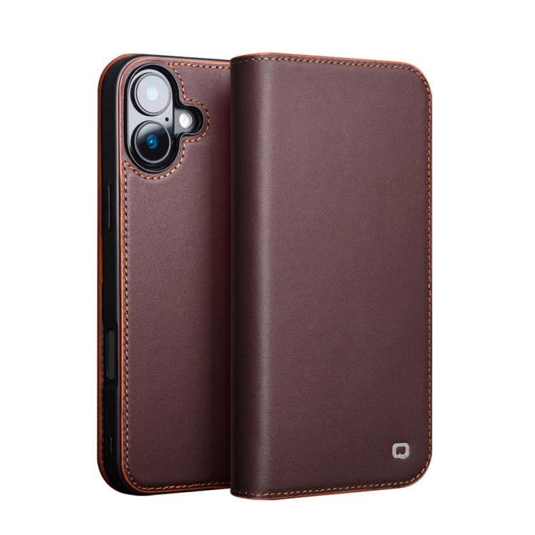 QIALINO Classic Gen2 Genuine Leather Phone Case, For iPhone 16e / 17e, For iPhone 17 Pro Max, For iPhone 17 Pro, For iPhone 17, For iPhone Air, For iPhone 16 Pro Max, For iPhone 16 Pro, For iPhone 16 Plus, For iPhone 16