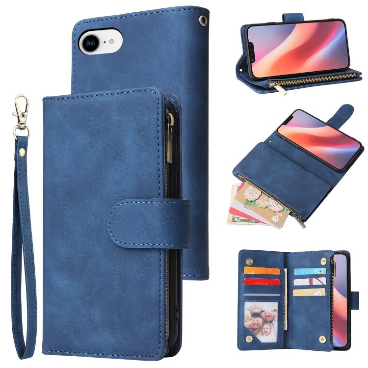 Multifunctional Multi-Card Wallet Phone Leather Case, For iPhone 17e / 16e