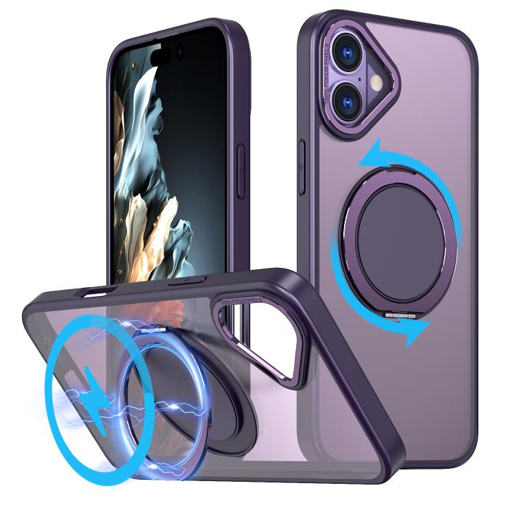 360-degree Rotating MagSafe Magnetic Holder Phone Case, For iPhone Air, For iPhone 16 Pro Max, For iPhone 16 Pro, For iPhone 16 Plus