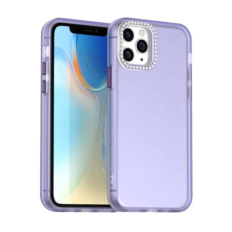 Candy Diamond Frosted PC Hybrid TPU Phone Case, For iPhone 11, For iPhone 11 Pro