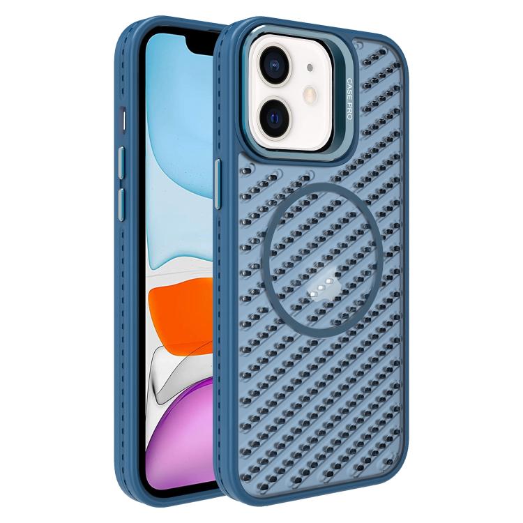 O-Shape Hollow Cooling Lens Holder MagSafe Phone Case, For iPhone 12, For iPhone 12 Pro Max, For iPhone 12 Pro, For iPhone 11