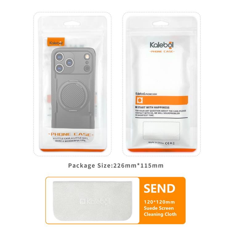kalebol Metal 360 Degree Rotation Holder MagSafe Phone Case, For iPhone 18 Pro, For iPhone 18 Pro Max, For iPhone 17e / 16e, For iPhone 17 Pro Max