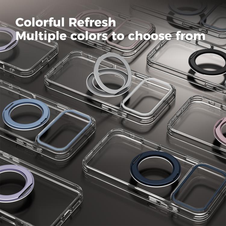 ABEEL MagSafe Q-LUCK Pivot Bracket Transparent Phone Case, For iPhone 18 Pro / 17 Pro, For iPhone 18 Pro Max / 17 Pro Max, For iPhone 17, For iPhone Air