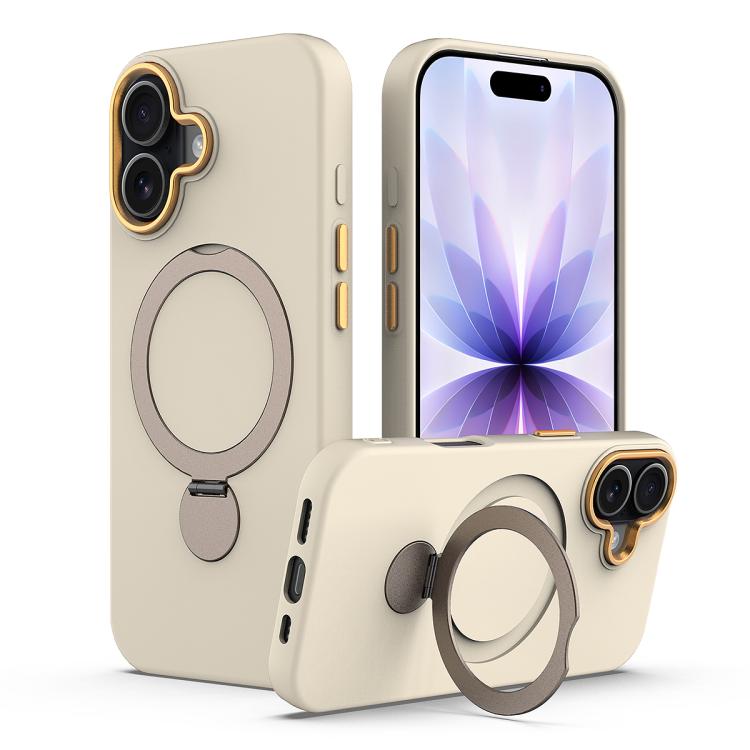 Gen1.5 Pivot Ring Holder TPU Hybrid PC Phone Case, For iPhone 16 Pro, For iPhone 16 Plus, For iPhone 16