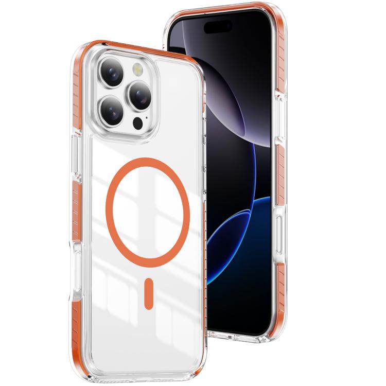 Crystal Shield Clear Magnetic Acrylic Hybrid TPU Phone Case, For iPhone Air, For iPhone 16 Pro Max, For iPhone 16 Pro