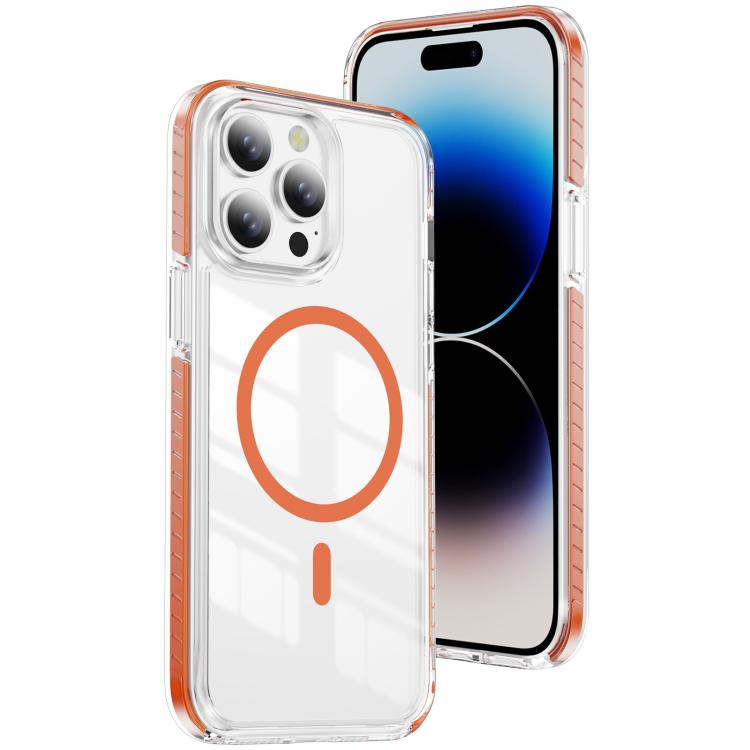 Crystal Shield Clear Magnetic Acrylic Hybrid TPU Phone Case, For iPhone 14 Plus, For iPhone 14 / 13, For iPhone 14 Pro