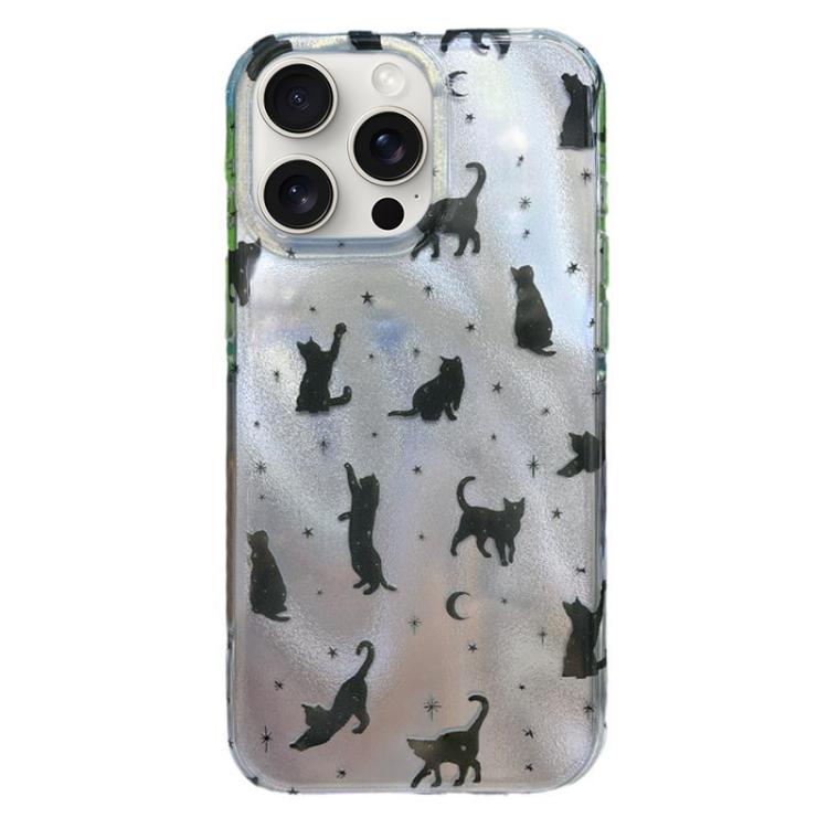 Rounded Edge IMD Pattern TPU Phone Case, For iPhone 14 Pro