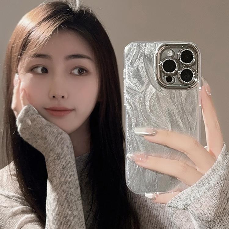 Feather-Gauze Laser Phone Case with Lens Film, For iPhone 11 Pro