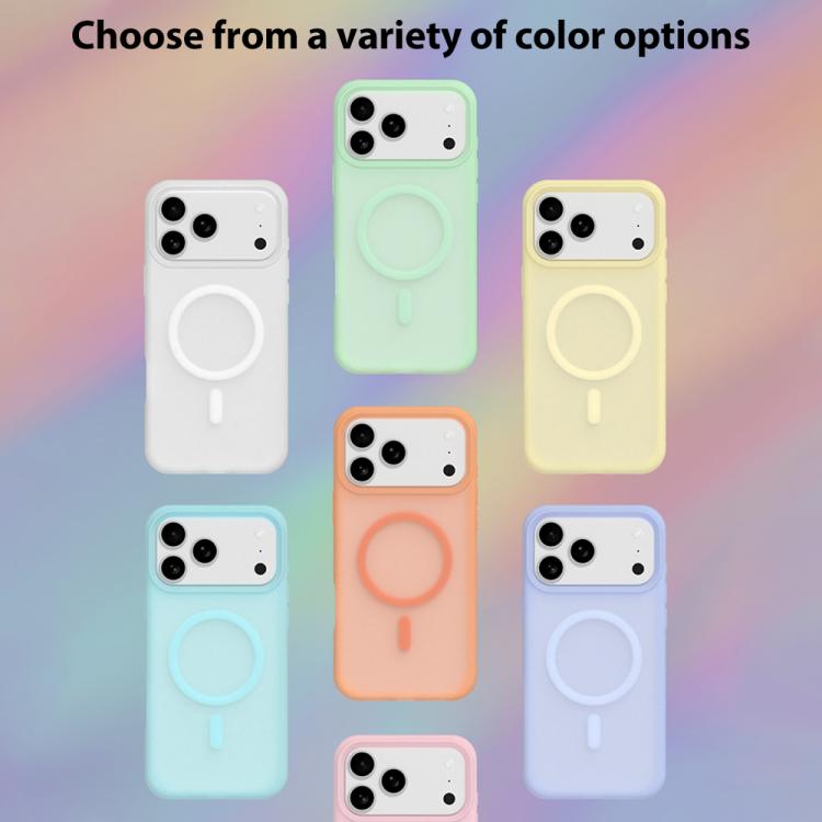 Crystal-Clear Colors Skin-friendly Feel Liquid Silicone Magnetic Phone Case, For iPhone 15