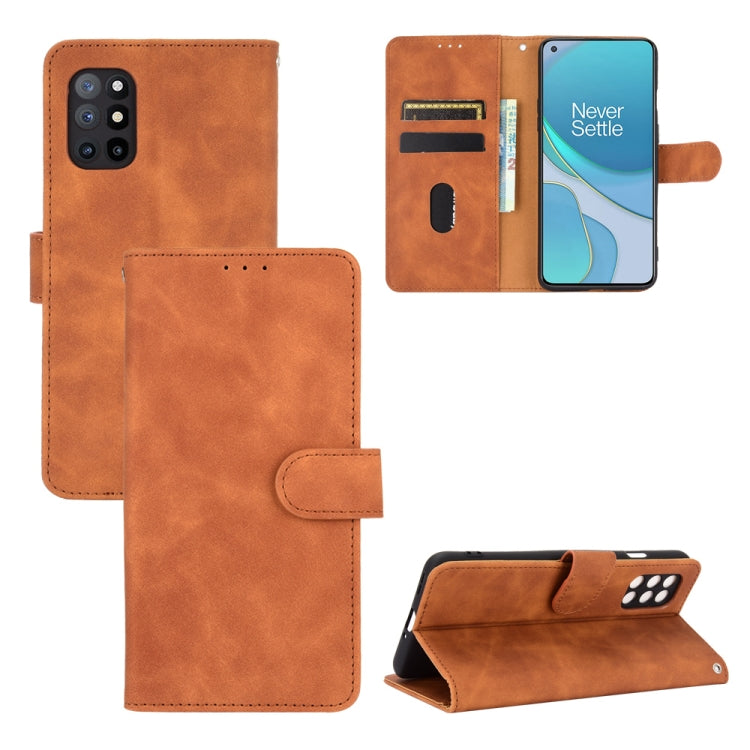 Solid Color Skin Feel Magnetic Buckle Horizontal Flip Calf Texture PU Leather Case with Holder & Card Slots & Wallet, For OPPO Realme 7 Pro, For Xiaomi Mi 10T, For OnePlus 8T