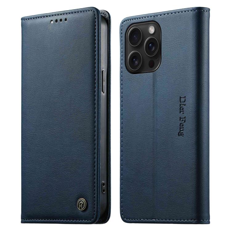 Dierfeng Metal Snap Magnetic RFID Vegan Leather Phone Case, For iPhone 14 Pro Max, For iPhone SE 2022 / SE 2020 / 7 / 8, For iPhone 13 Pro Max, For iPhone 13 Pro