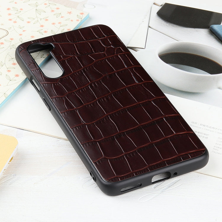 Crocodile Texture Genuine Leather Protective Case, For iPhone 11, For iPhone 11 Pro, For iPhone 11 Pro Max, For iPhone 12 mini, For iPhone 12 / 12 Pro, For iPhone 12 Pro Max, For Huawei Mate 4 Lite / Maimang 9, For OnePlus Nord