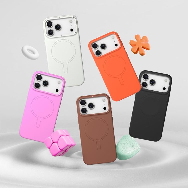 YOUNGKIT Morandi Series Magnetic Liquid Silicone PC Phone Case, For iPhone 16 Pro Max, For iPhone 16 Pro