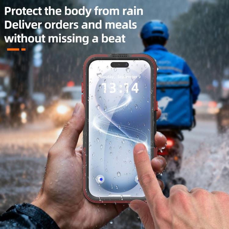 RedPepper GTM Series IP68 Waterproof Magnetic Diving Phone Case, For iPhone 17 Pro Max, For iPhone 17 Pro, For iPhone 17, For iPhone Air