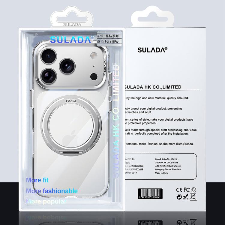 SULADA Crystal Series Clear PC Phone Case, For iPhone 18 Pro, For iPhone 18 Pro Max, For iPhone 17 Pro Max, For iPhone 17 Pro, For iPhone 17