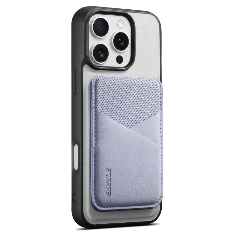 ESEBLE E6 Vegan Leather Detachable Card Holder Magnetic RFID Phone Case, For iPhone 18 Pro / 17 Pro, For iPhone 18 Pro Max / 17 Pro Max, For iPhone 17, For iPhone Air, For iPhone 16 Pro Max, For iPhone 16 Pro