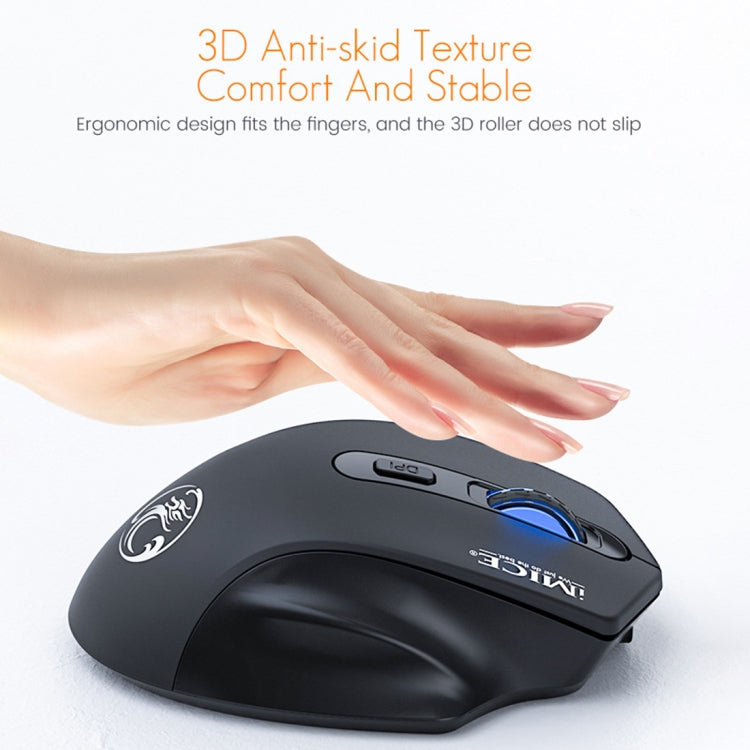 iMICE G-1800 Rechargeable 4 Buttons 1600 DPI 2.4GHz Silent Wireless Mouse for Computer PC Laptop