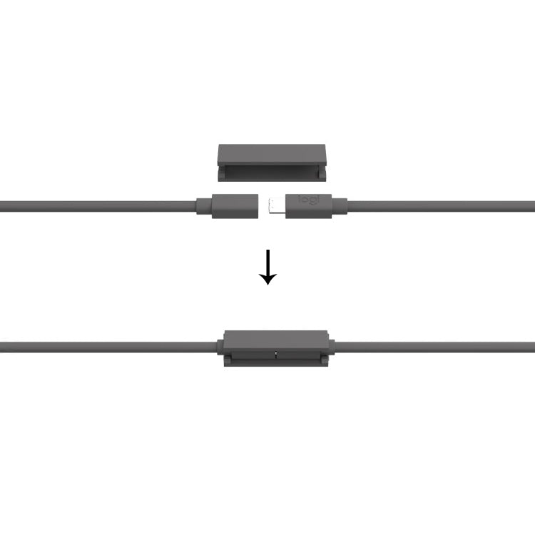 Logitech CC4000E Extension Microphone Extension Cable, Cable Length: 10m