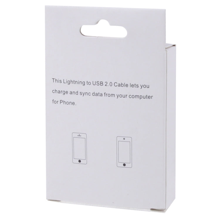 50 PCS Exquisite Carton Packaging for 8pin USB Data Cable