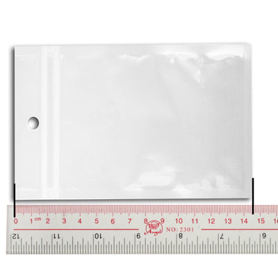 100x 5.8 inch Zip Lock Plastic Poly Bag, Size: 14.5 x 10.5cm (100pcs in one package, the price is for 100pcs)