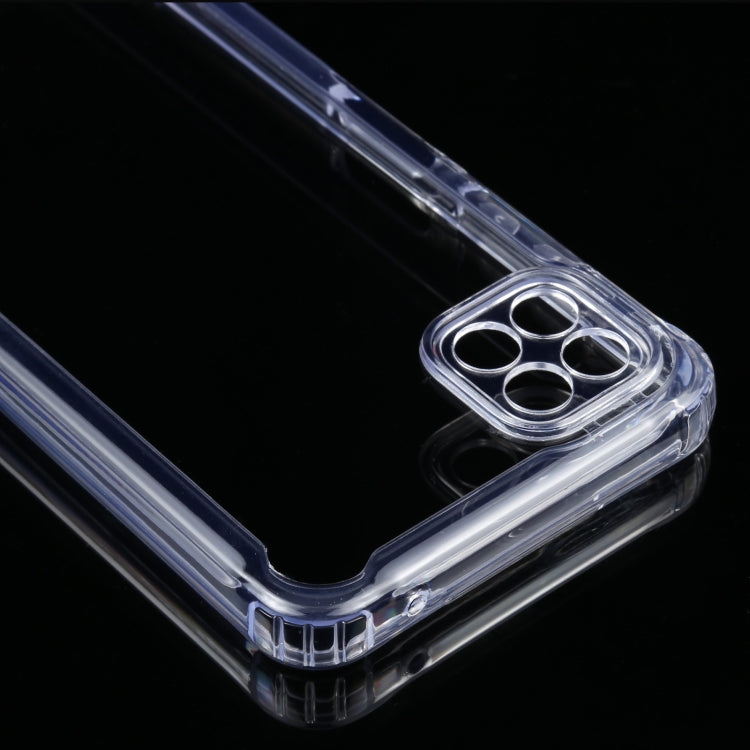 For Samsung Galaxy A22 5G Four-corner Shockproof Transparent TPU + PC Protective Case, For Samsung Galaxy A22 5G