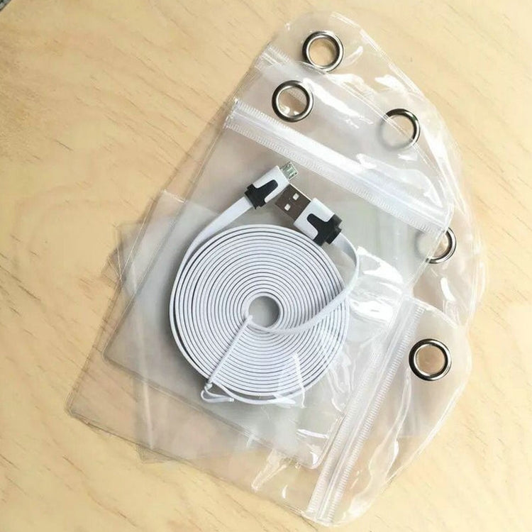 100pcs PVC Transparent Self-sealing Packaging Bag for Phone Case, Size: 18x29cm, 100pcs 18 x 29cm