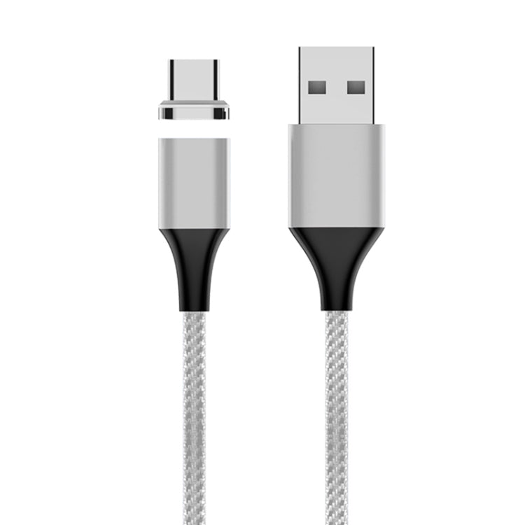 M11 5A USB to USB-C / Type-C Nylon Braided Magnetic Data Cable, Cable Length: 2m, USB-C / Type-C