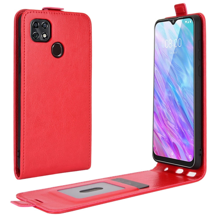 For ZTE Blade 10 Smart/ Blade 20 R64 Texture Single Vertical Flip Leather Protective Case with Card Slots & Photo Frame, For ZTE Blade 10 Smart/ Blade 20