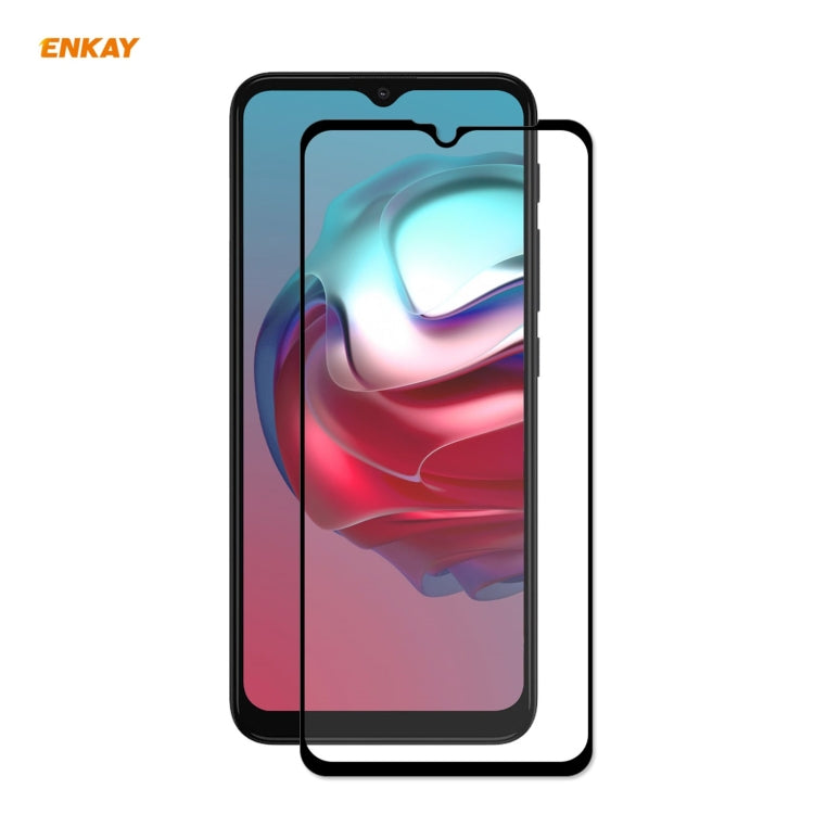 ENKAY Hat-Prince Full Glue 0.26mm 9H 2.5D Tempered Glass Full Coverage Film, For Sony Xperia 10 III(1 PC), For Sony Xperia 1 III(1 PC), For Motorola Moto G10 / G20 / G30(1 PC)