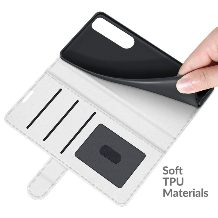 For Sony Xperia 5 III R64 Texture Single Horizontal Flip Protective Case with Holder & Card Slots & Wallet& Photo Frame, For Sony Xperia 5 III